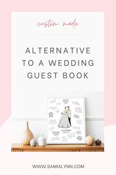 Alternative Guest Book Couple Illustrations, Custom Couple Illustration