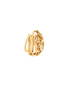 In 18K yellow gold (5.5g) amp; 1 Center Diamond (0.09ct) Shopping Chanel, Top Designers, Neiman Marcus, Tops Designs, Chanel, Yellow Gold, Luxury Fashion, Yellow, Gold