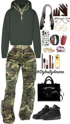 StylesByAmara @PriincessAmara Latto Aesthetic Outfits, Cristian Zerotre Outfits Black Women, Cargos Outfit, Dope Fashion Outfits, Modest Girly Outfits, Plus Size Baddie Outfits, Cute Outfits With Leggings, Teen Swag Outfits, Swag Outfits For Girls