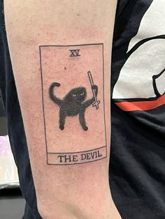 Goofy Cat Tattoo, Dorky Tattoos, Funny Cat Tattoos, Sick Tattoo Ideas, Silly Little Tattoos, Silly Tattoo Ideas, Goofy Tattoos, Grunge Tattoo