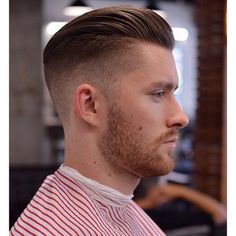 Nice Trending Mens Haircuts, Sides Undercut, Slick Back Haircut, Hair Cuts 2017, Undercut Men, Hairstyle Men, Men Hairstyle, Beard Hairstyle