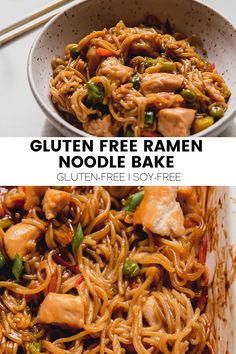 an image of gluten free ramen noodle bake