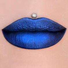 Dark Blue Lipstick, Dark Lipstick Shades, Honey Lips, Makeup Finds, Blue Liquid, Blue Lipstick, Blue Lips, Unicorn Makeup