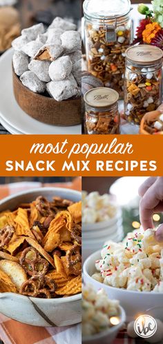 the most popular snack mix recipes