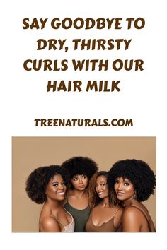 This is all you need to revive, define and moisturize your curls! Packed with vitamins and minerals, your curls will literally drink this milk up!