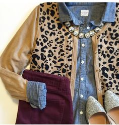 My style Leopard Print Shirt Outfit, Leopard Shoes Outfit, Gum Drop, Dressy Casual Outfits, Leopard Shoes, Leopard Print Shirt, Shoes Outfit, Fall Winter Wardrobe, Outfit Combinations