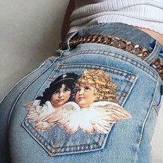 S M L Painter Jeans, Angel Jeans, Vintage Angels, Angels Jeans, Jeans Color, High Jeans, Colored Jeans, Painter, Denim Jacket