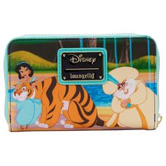 the disney characters are depicted on this wallet