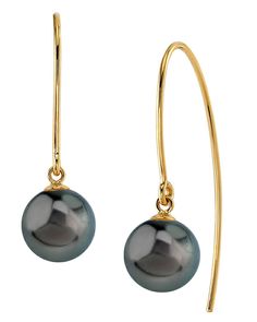 Tahitian South Sea Pearls Bonnie Earrings Classic Tahitian Pearl Earrings For Formal Occasions, Classic Tahitian Pearl Drop Earrings, Classic Gold Tahitian Pearl Earrings, Elegant Tahitian Pearl Drop Earrings, Elegant Gold Tahitian Pearl Earrings, Gold Tahitian Pearl Earrings For Anniversary, Gold Tahitian Pearl Earrings For Formal Occasions, Gold Tahitian Pearl Drop Earrings, Tahitian Pearl Earrings