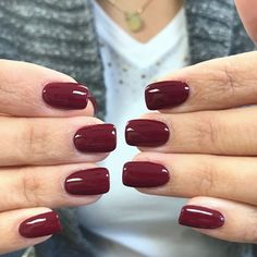 Stars Nails, Winter Nail Polish, Unghie Sfumate, Dark Red Nails, Fall Nail Polish, Nail Polish Colors Fall, Red Acrylic Nails, Best Nail Polish