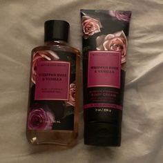 Bath And Body Works Whipped Rose And Vanilla Set. Shower Gel And Ultimate Body Cream. Brand New With Tags Whipped Rose And Vanilla, Rose And Vanilla Perfume, Rose Bath And Body Works, Rose Body Wash, Body Scents, Rose And Vanilla, Bath And Body Perfume, Body Perfume, Fav Products