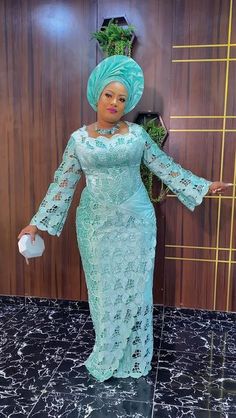 Iro Gown Style, Iro Gown Style Lace, Lace Gown Styles Aso Ebi, African Head Dress, Aso Ebi Lace Styles, African Bridal Dress, African Traditional Wear