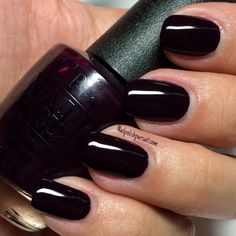 Lincoln Park After Dark Colorful Nail, Dark Nail Designs, Opi Nail Polish Colors, Dark Nail Polish, Nagellack Trends, Opi Nail Polish, Dark Nails, Opi Nails