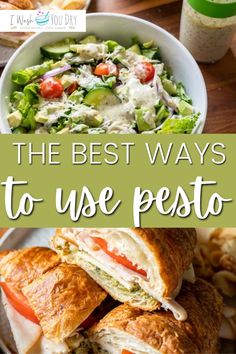 the best ways to use pesto for salads, sandwiches, and other foods