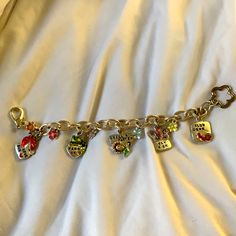 Never Worn. Excellent Condition. Very Colorful. Make Me An Offer! Contact Me With Any Questions. Tooth Gems, Tooth Gem, Jewelry Accessories Ideas, Bracelet Charms, Accessories Ideas, Bracelet Ideas, Cute Bracelets, Dream Jewelry, Make Me An Offer