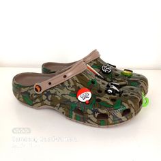 Luke Combs X Crocs Classic Clogs Limited Edition. New Casual Synthetic Mules For Outdoor, Brown Casual Clogs For Outdoor, Brown Casual Mules For Outdoor, Casual Brown Clogs For Outdoor, Casual Brown Mules For Outdoor, Casual Brown Non-slip Clogs, Luke Combs, Crocs Classic Clogs, Crocs Shoes