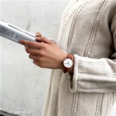 Brand Name: UlzzangMovement: QuartzCertification: NoneClasp Type: BuckleOrigin: CN(Origin)Case Material: Stainless steelWater Resistance Depth: No waterproofStyle: Fashion & CasualBand Width: 20mmCase Shape: RoundCase Thickness: 9mmFeature: Shock ResistantDial Window Material Type: HardlexModel Number: W9012Band Length: 23inchBoxes & Cases Material: No packageBand Material Type: LeatherDial Diameter: 38mmDrop shipping: SupportSales methods: Wholesale and RetailColor: balck,whiteGifts: Fashion ca Trendy Everyday Watches With Leather Strap, Trendy Everyday Watches, Trendy Watches With Leather Strap, Trendy Watches With Leather Strap And Round Dial, Trendy Rose Gold Everyday Watches, Watches Women Simple, Simple Woman, Couple Watch, Wristwatch Fashion