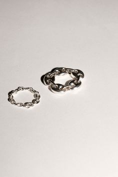 A loose and heavy mariner chain ring named after Brizo - a goddess of the sea. Sterling Silver.*Due to the nature of the chain this ring comes in two sizes. Silver Chain Ring, Goddess Of The Sea, Wearing Jewelry, A Goddess, Chain Ring, Custom Items, The Earth, Silver Chain, The Sea