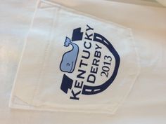 the kentucky derby logo is shown on a white shirt