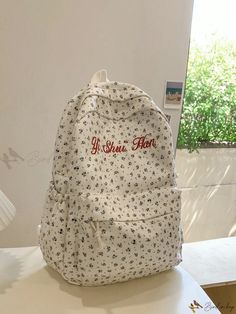 Bird in Bag - Floral Backpack for Teenage Girls with Large Capacity Floral Backpack, Classic Backpack, Teenage Girls, Bird In Bag, Chest Bag, Diamond Pattern, Womens Backpack, Women Empowerment, Backpacks