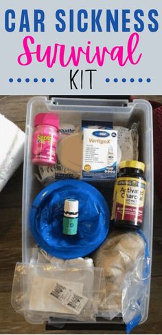 Kids Survival Kit, Sick Toddler, Road Trip Car, Keeping Kids Safe, Motion Sickness, Kid Hacks