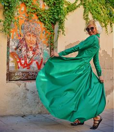 Extravagant emerald cotton top with a fabulous long tail from the new LA RAMBLA Collection inspired by the amazing and sophisticated Barcelona and shot in its beautiful streets. This fantasy emerald blouse is made of pure cotton, being extremely soft and comfortable. The urban duchess style is reflected in this design and the amazing color will for sure steal the spotlight this fall. Versatile blouse, easy to wear but so extravagant in appearance. Material: 95% cotton, 5% elastane Care instructi Emerald Blouse, Beautiful Streets, Long Tail, Cotton Blouse, Nature Design, Cotton Top, Cotton Blouses, Boho Chic Fashion, Cotton Tops