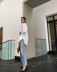 Casual Chic Outfits, Instagram Outfits, Celebrity Street Style, White Button Down, Casual Chic Outfit, Business Outfit, Inspired Outfits