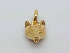 Story Gold Plated Fox Bead By Kranz Zeigler Gold Rings, Fox