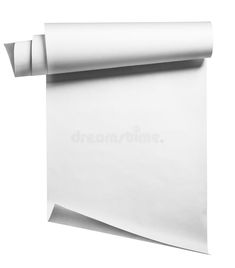 an empty white sheet of paper hanging on the wall royalty images and clippings