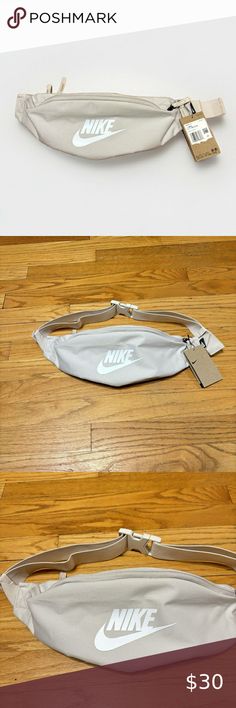 Nike Heritage Waistpack Hipsack Fanny Pack Running Unisex Adjustable Cargo Tan Nike Handbags, Waist Pack, Fanny Pack, Inside Pocket, Adjustable Straps, Crossbody Bag, Buckle, Mesh, Running