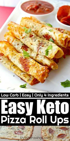 easy keto pizza rolls are the perfect low carb appetizer