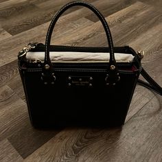 Kate Spade Small Quinn Black Wellesley Nwt Kate Spade Black Shoulder Bag, Luxury Black Kate Spade Shoulder Bag, Black Rectangular Kate Spade Bag, Kate Spade Black Crossbody Bag, Kate Spade Black Bag With Zipper Closure, Bags Kate Spade, Kate Spade Bags, Crossbody Bags, Kate Spade