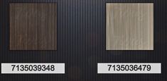 three different shades of wood are shown in this graphic file, with the same color and width