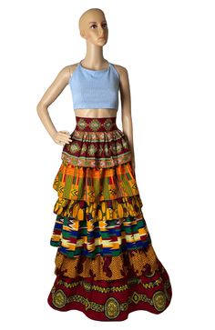 This ankara  skirt is gorgeous, there is a zipper on the back great for all occasions. Perfect for the girl who wants to turn heads Care Instructions  -Machine Wash and Air Dry or Dry Clean 100% Cotton Fitted Multicolor Lined Maxi Skirt, Fitted Multicolor Long Skirt, Fitted Multicolor Gathered Maxi Skirt, Fitted Multicolor Maxi Skirt With Gathered Detail, Fitted Multicolor Pleated Maxi Skirt, Fitted Multicolor Flared Maxi Skirt, Fitted Multicolor Ruffled Maxi Skirt, Fitted Multicolor Tiered Maxi Skirt, Fitted Multicolor Tiered Skirt