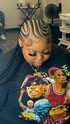 Black Womens Braided Hairstyles, Feed In Braids Hairstyles With Curls, 12 Freestyle Stitch Braids, Braided Cornrows For Black Women, Curvy Straight Back Braids, 15 Stitch Braids, Small Feed In Braids With Design, 12 Feed In Braids, Braided Up Ponytail Hairstyles