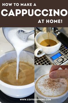 how to make cappuccino at home