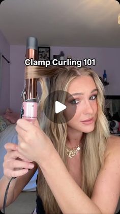 Jacqueline Lee on Instagram Hair 2025, Curl Hair, Curling Iron, Curled Hairstyles, Instagram Video, Pretty Hairstyles, Hair Tutorial, Hair Ideas