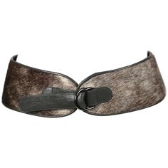 Yves Saint Laurent pony fur belt with grey leather trim, 1980s Fur Runway, Yves Saint Laurent Belt, Belts Aesthetic, Saint Laurent Belt, Fur Belt, Next Top Model, Designer Belts, Wide Belt, Fashion Essentials