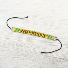 Bracelets Namaste Friendship Bracelet jb232 Boudhanath Stupa, Sanskrit Words, Hands Together, Hand Bracelet, Better Together, Heart Chakra, Namaste, Color Trends, Nepal