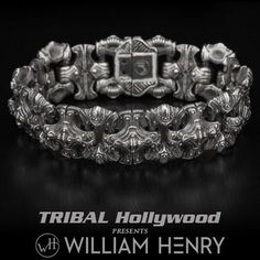 William Henry Engraved SHIELD LINK Sterling Silver Mens Bracelet Silver Mens Bracelet, Shiny Rocks, Mens Sterling Silver Bracelets, Mens Designer Jewelry, Mens Silver Jewelry, William Henry, Silver Ring Designs, Wholesale Silver Jewelry, Silver Rings With Stones