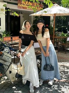 Vietnam Outfit Ideas, Baguio Outfit, Korean Summer Fashion, Summer Outfits Korean, Vietnam Outfit, Korean Summer, Modest Fashion Outfits, Fashion Photoshoot, Fashion Outfit