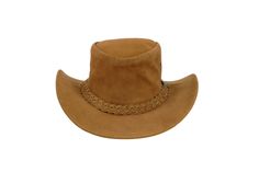 Our tan leather cowboy hat with braided hat band is made of genuine cowhide leather. This beautifully handcrafted Aussie style bush hat is made with fine craftsmanship and materials. Any scars, wrinkles or other subtle variations are characteristics of natural leather and do not affect its strength or quality. Use the strap on this unisex cowboy hat for windy days or to keep it around your neck while traveling so you won't lose it. Perfect Fall fashion accessory for everyone. Cowboy hats aren't Modern Western Fashion, Aussie Style, Leather Cowboy Hats, Fall Fashion Accessories, Suede Hat, Chapeau Cowboy, Modern Western, Wide Brim Sun Hat, Warm Winter Hats