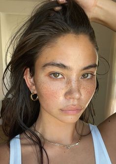 No Make Up Make Up Look, Freckles Makeup, Beautiful Freckles, Aesthetic Moodboard, Makati, 영감을 주는 캐릭터, Pretty Makeup, Girls Makeup