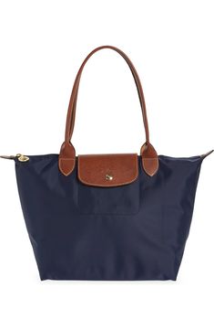 Longchamp Medium Le Pliage Nylon Shoulder Tote | Nordstrom Long Champ Bag, Longchamp Le Pliage Medium, Longchamp Medium, Longchamp Tote Bag, Longchamp Tote, Dior Girl, Longchamp Bag, Fits Clothes, Bags Aesthetic