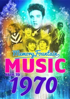 the poster for memory fountain music back to 2000