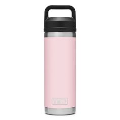 thermos insulated stainless steel vacuum cup in pink is shown on a white background