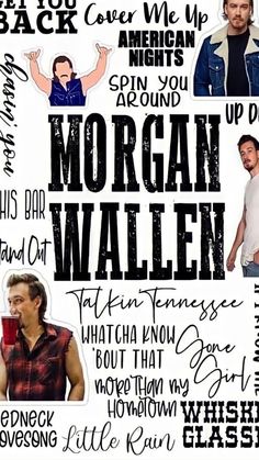 the poster for morgan wallen's upcoming show