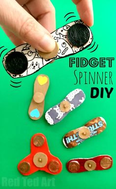 Fidgets Diy, Astuces Diy, Hand Spinner, Fidget Toy