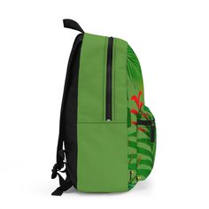 Have you got room for all that? With our roomy and durable backpack, you will! This bag is made from spun polyester and weighs 1.3 lbs, just enough to be light, strong and long-lasting. Grab it, stow it, throw it onto the seat next to you, this backpack can take it, and so will you, wherever you go! .: 100% polyester.: Lightweight and waterproof.: Adjustable shoulder straps One size Length, in 11.81 Width, in 5.12 Height , in 18.11 Casual Green Luggage For Daily Use, Green Backpack With Zipper For Trip, Casual Green Backpack For Trips, Green Backpack For Trip, Green Standard Backpack For Trip, Green Standard Backpack Travel Bag, Casual Green Bag For Trips, Green Backpack For Trips, Green Standard Backpack For Trips