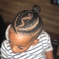 Man Bun Braids Kids, Braid Hairstyles For Kids Boys, Braids For Lil Boys, Hairstyles For Baby Boys Black, Mixed Boys Braids, Easy Boy Braid Styles, Braided Hairstyles For Kids Boys, Little Boy Braid Styles, Braids For Boys Kids